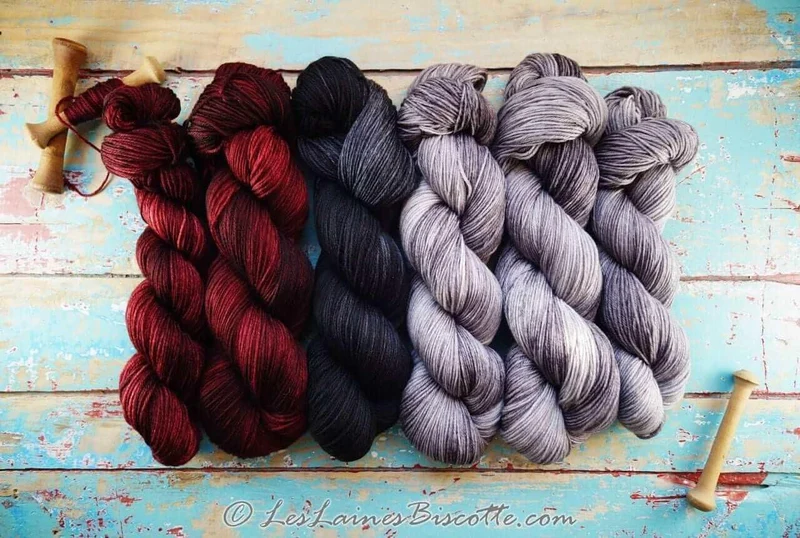 Yarn kit for crocheters to make the Anastasie shawl