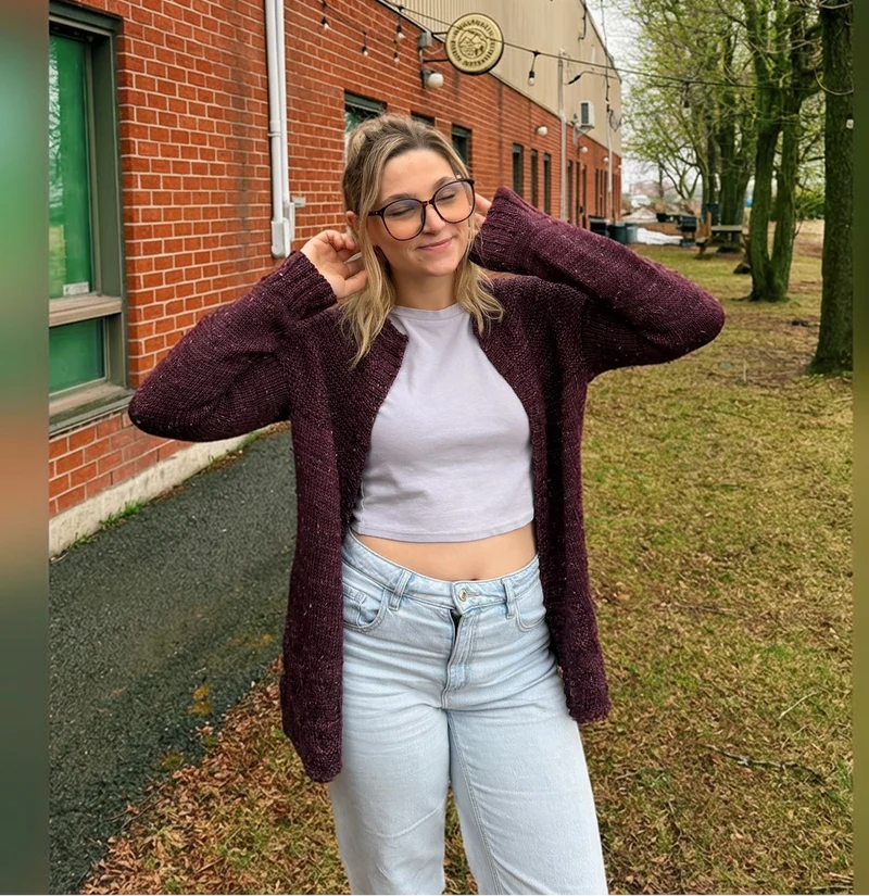 Jane Cardigan - Free Knitting Pattern and Optional Kits