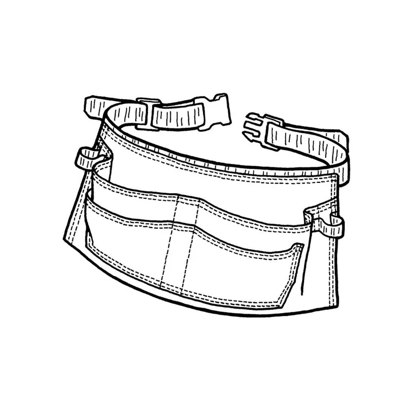 PATRON DE COUTURE PDF | Tablier de travail et ceinture à outils | The Green Pepper
