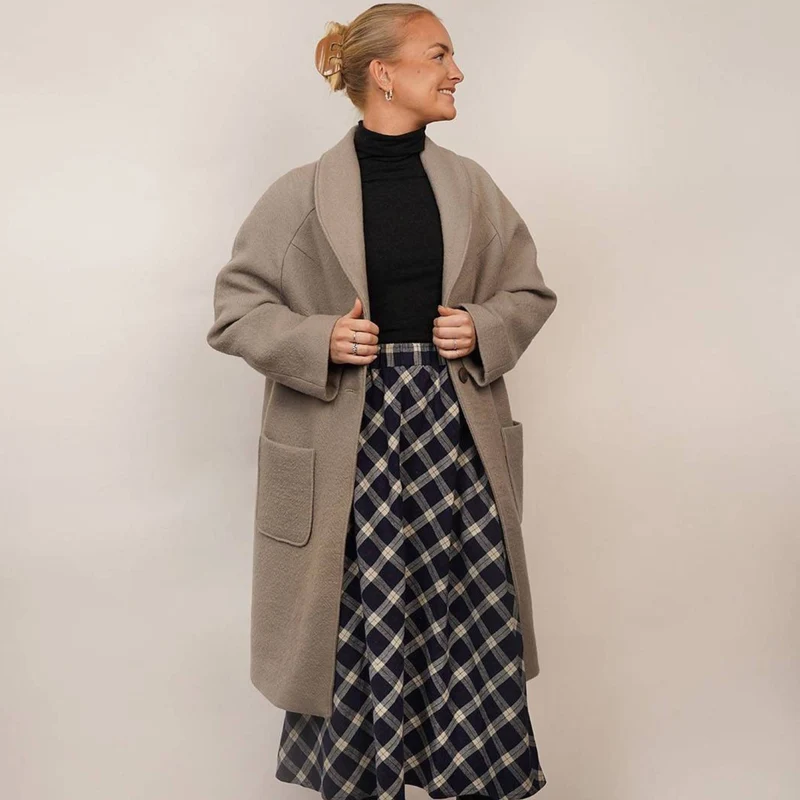Patron de couture PDF | Manteau Cocoon | Wardrobe by Me