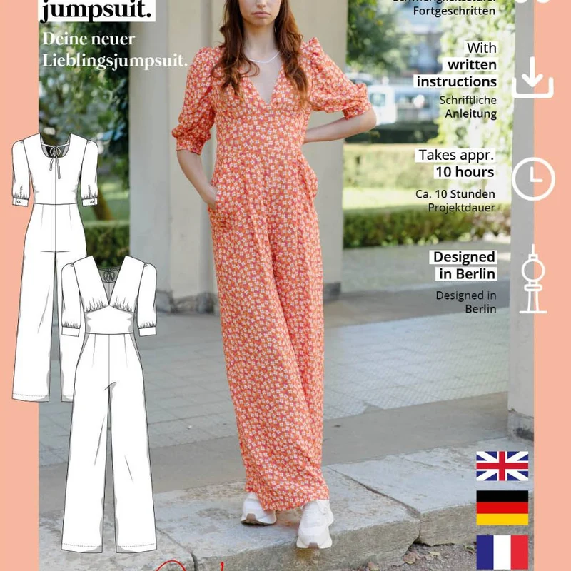 PATRON DE COUTURE PDF | Combinaison JOLENE | Juliana Martejevs