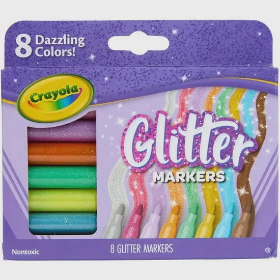 Marqueurs pailletés (8)