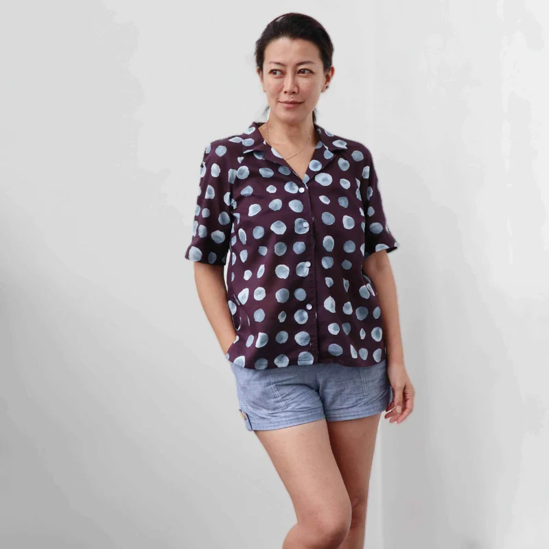 Patron de couture PDF | Chemise Tropicana | Wardrobe by Me