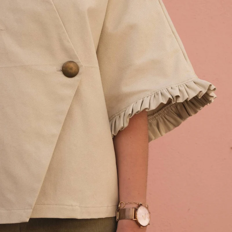 Patron de couture PDF | Alixia – Trench-coat | Cha’Coud | Bilingue FR/EN