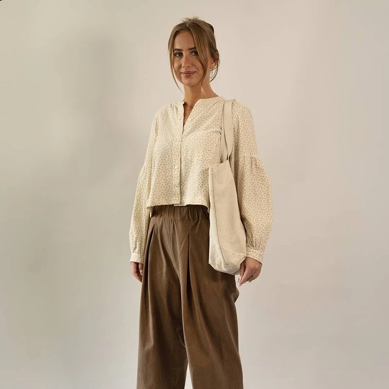 Patron de couture PDF | Pantalon Palazzo | Wardrobe by Me