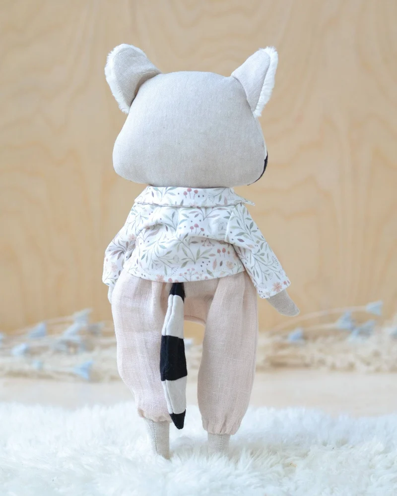 Patron de couture PDF | Raton laveur | Mes Petites Lunes