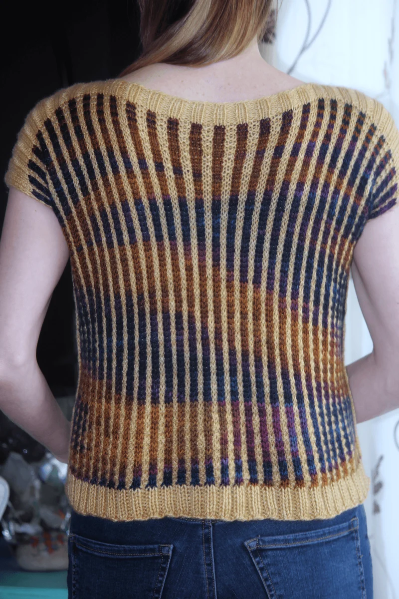 Clafou-Tee Free Knitting Pattern