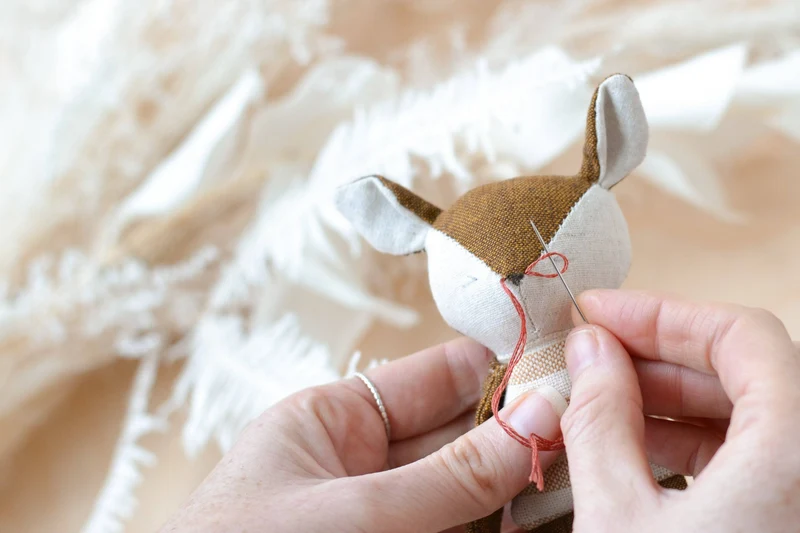 Patron de Couture PDF | Bas de Noël avec Ornements | Mes Petites Lunes