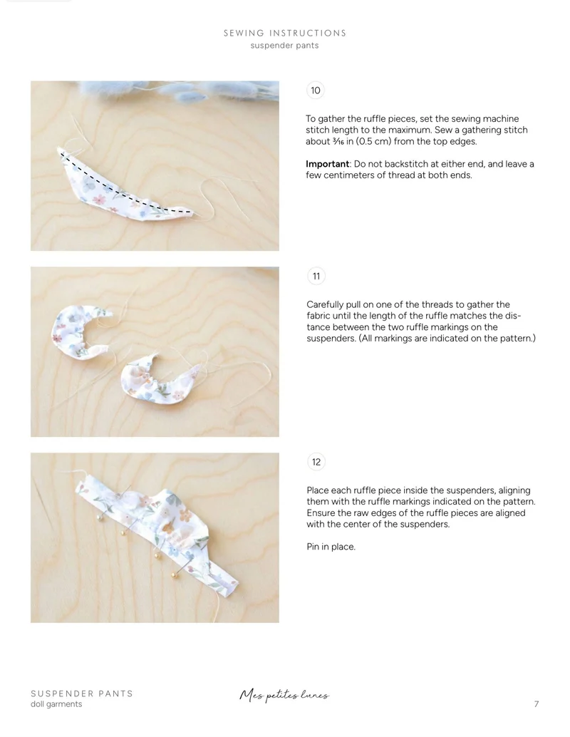 Patron de couture PDF | Peluche Renard | Mes Petites Lunes