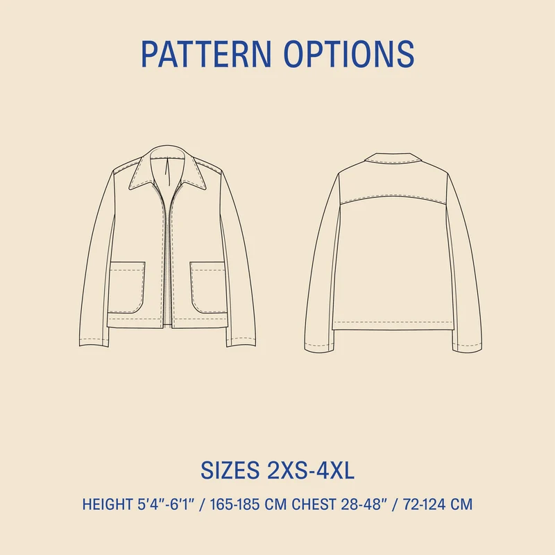 Patron de Couture PDF | Bear Jacket | Wardrobe by Me