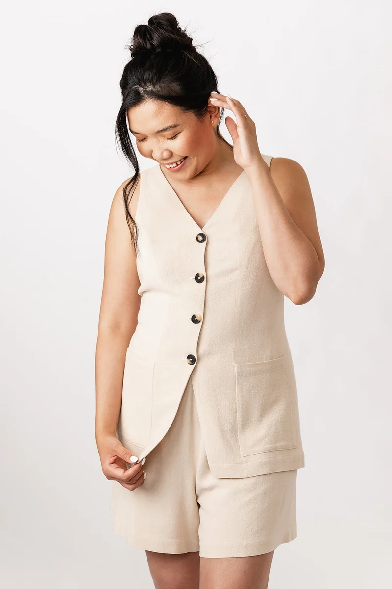 Patron de couture PDF | Robe Boutonnée et Veste Asteri | Named Clothing