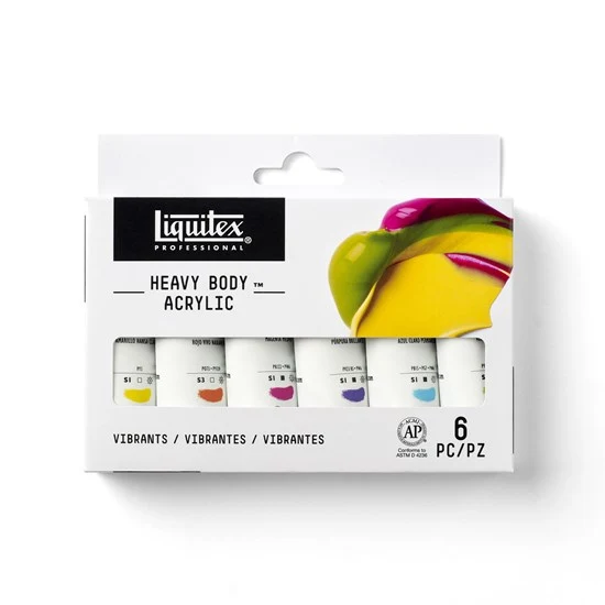 Set of 6 HB Acrylic Vibrant - 22ml
