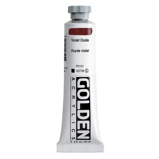 Acrylic heavy body - 2 oz violet oxide s1