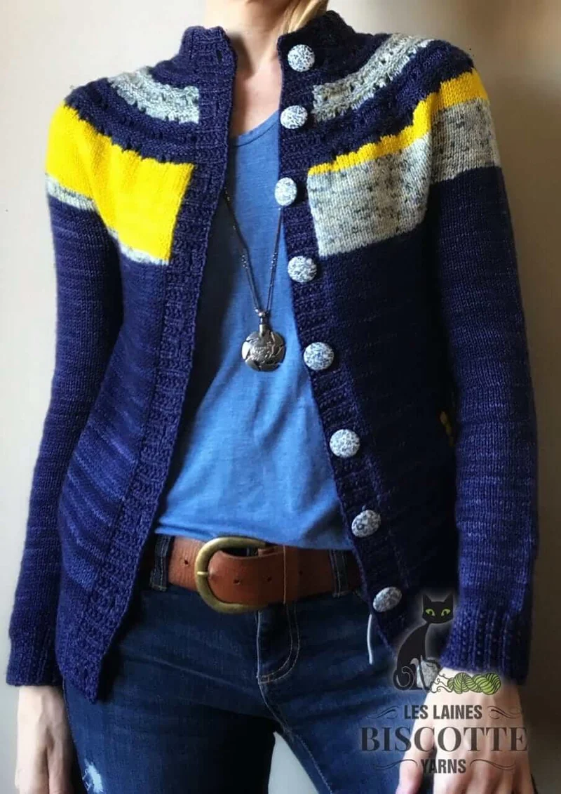 Ray of Soleil free sweater pattern