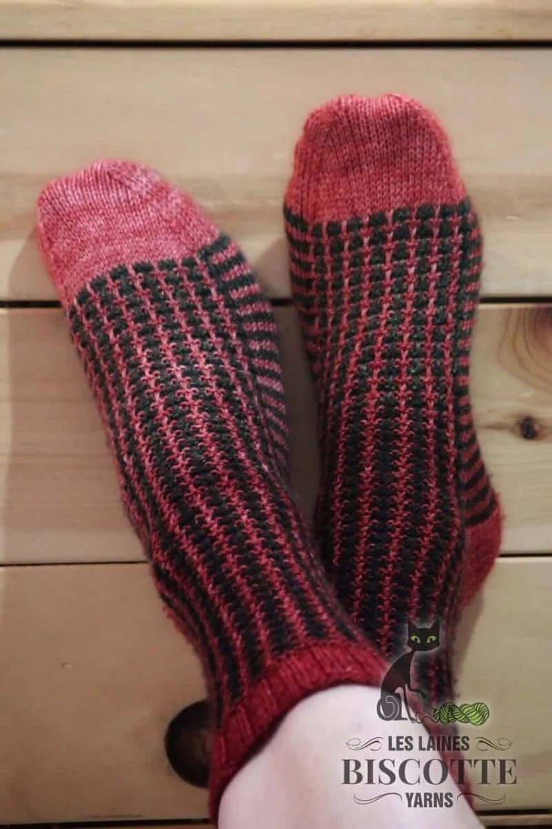 Longueuil Free sock pattern
