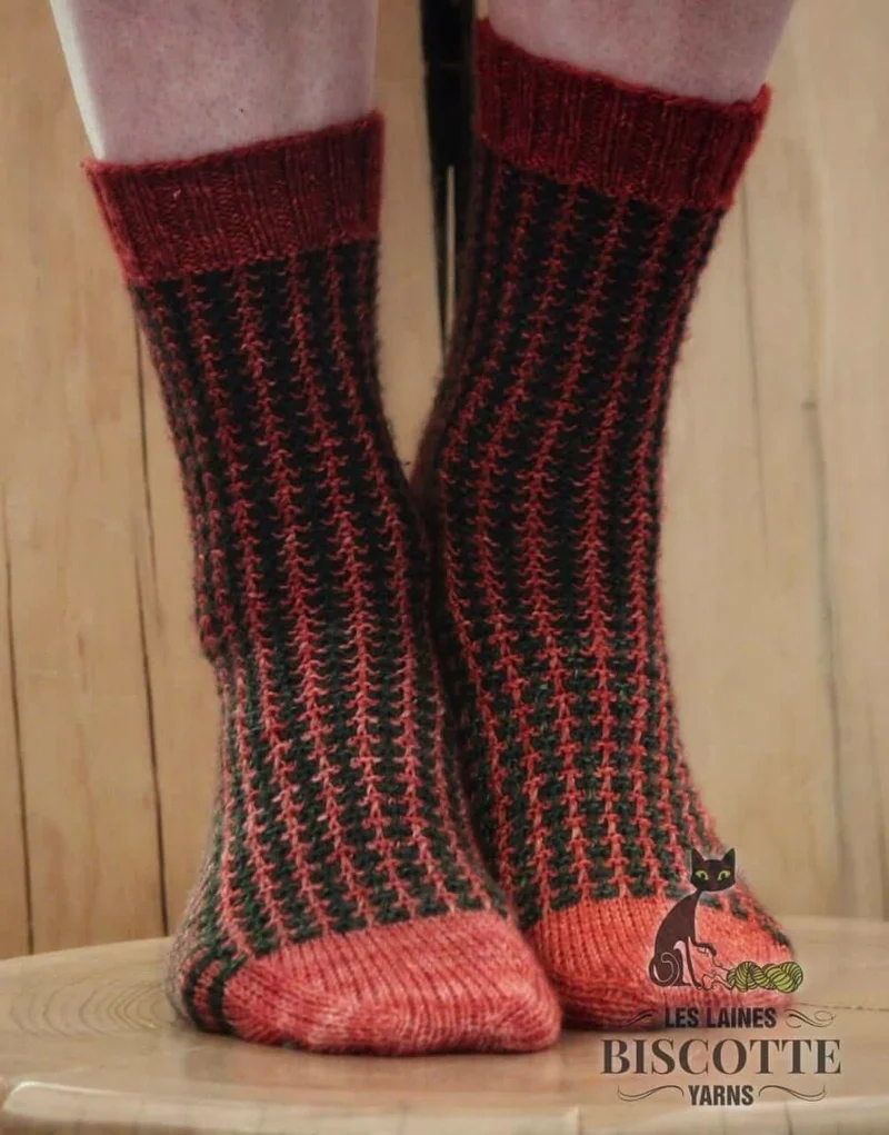 Longueuil Free sock pattern