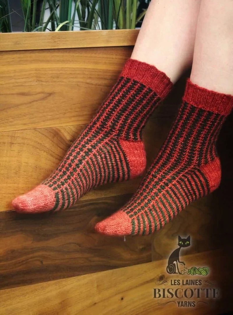 Longueuil Free sock pattern