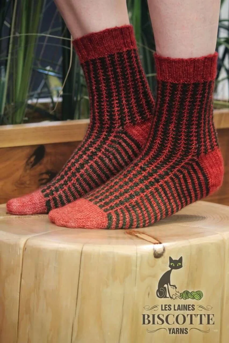 Longueuil Free sock pattern