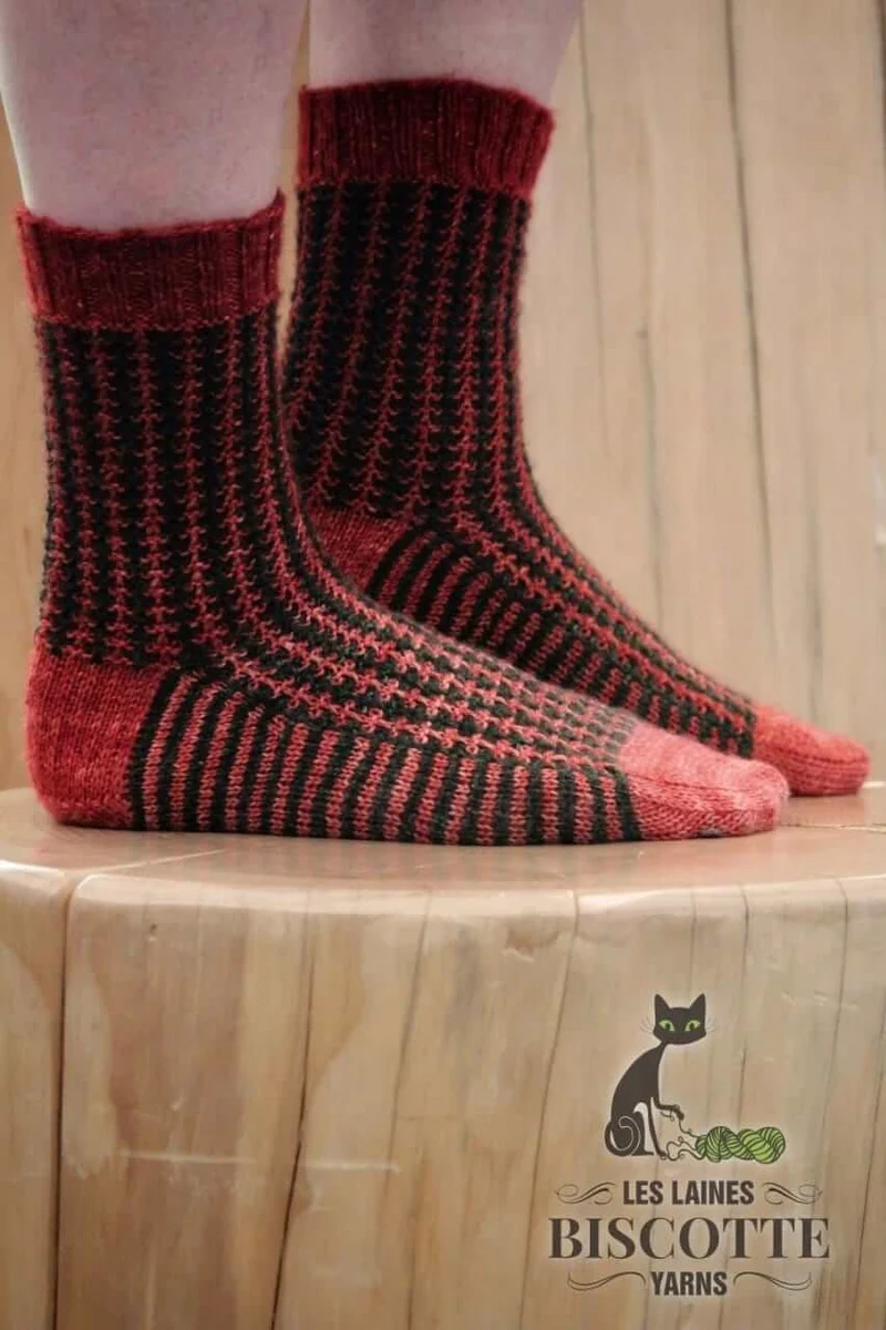 Longueuil Free sock pattern
