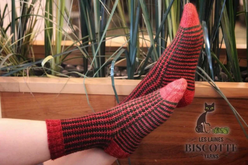Longueuil Free sock pattern