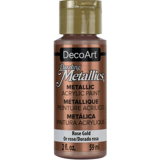 Americana Acrylic Dazzling Metallics Rose Gold - 60ml