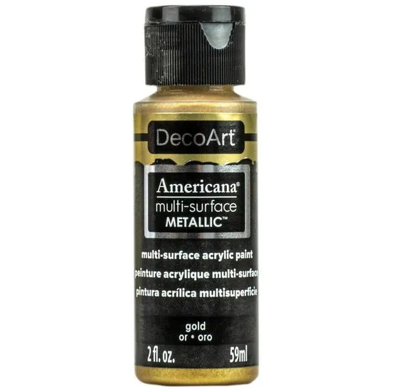 Americana Acrylic Satin Metallic Gold- 60ml