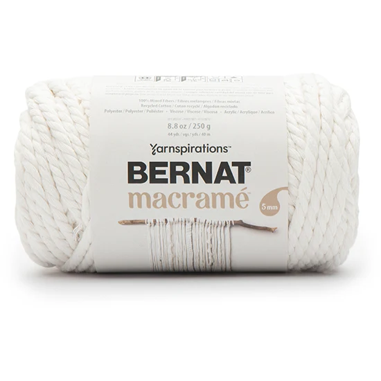 Macrame yarn #6 - 250g - natural
