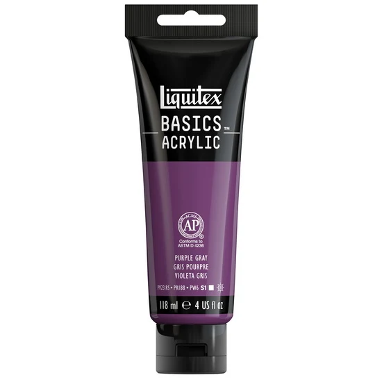 Basics acrylic - 4oz - purple gray