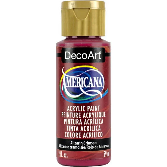 Americana Acrylic Alizarine Crimson - 60ml