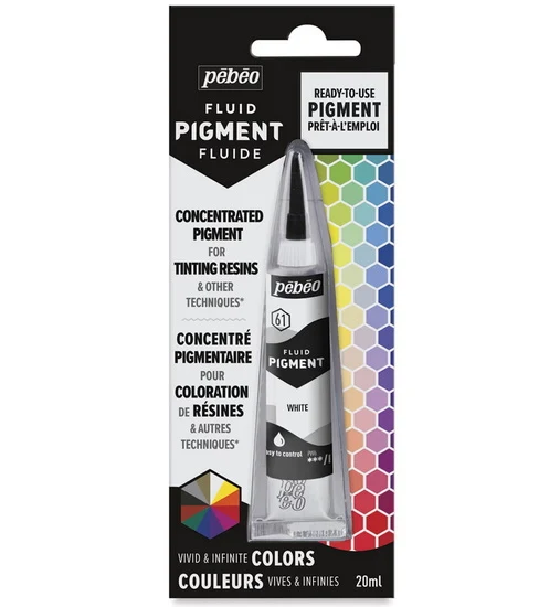 Resin fluid pigment - 20ml - white