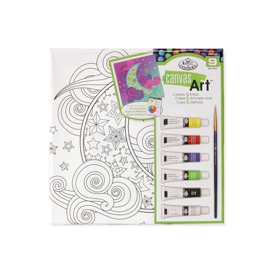 Set of Acrylic Paint Set Moon