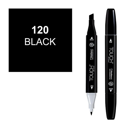 Touch Twin Marker Black