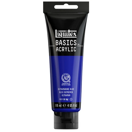 Basics acrylic - 4oz - ultramarine blue