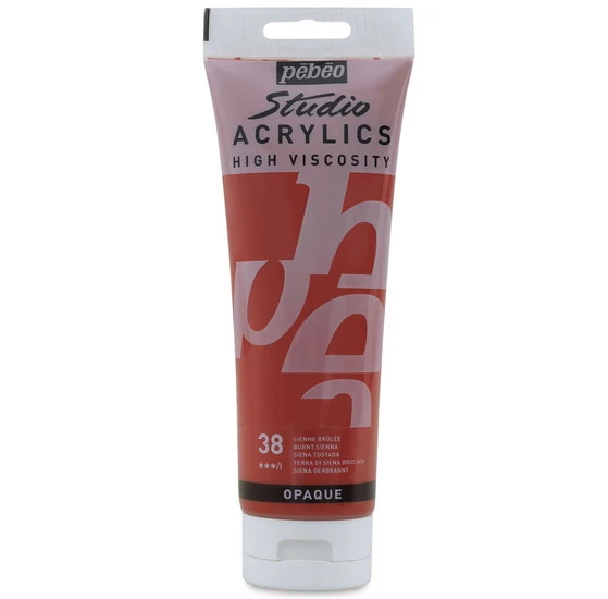 Acrylic hv - studio - 250ml - burnt sienna