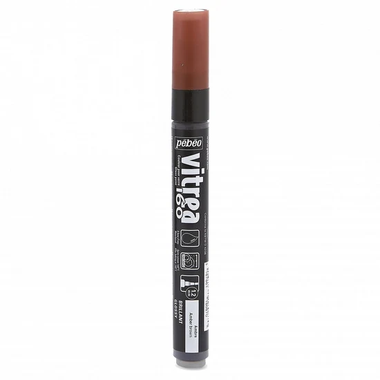 Glass marker - vitrea 160 - brown earth gloss