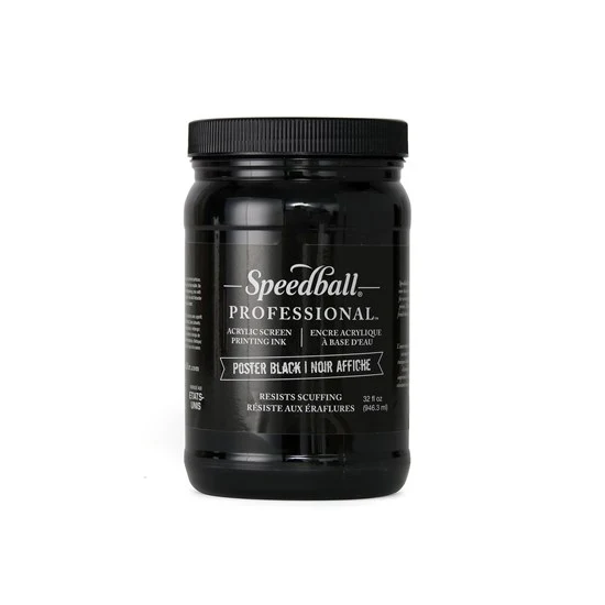 Screen printing ink - black - 32oz