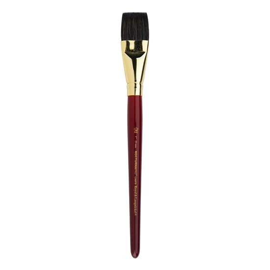 Nocturna Brush Short Handle Wash 3/4"