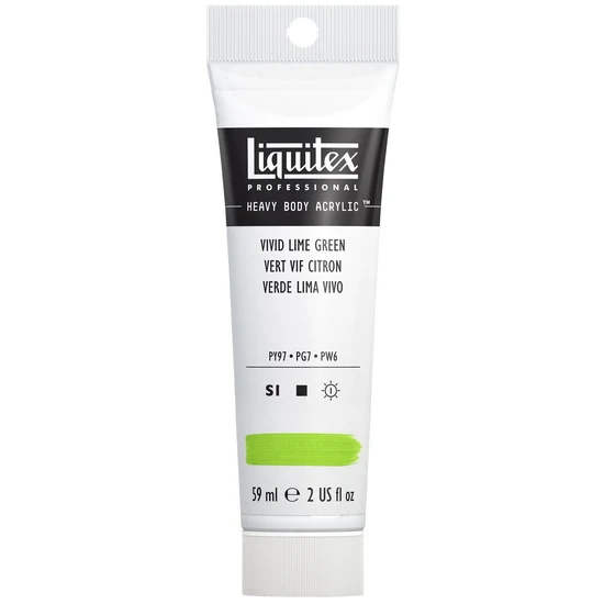 Acrylic hb - 2oz - vivid lime green - s1a