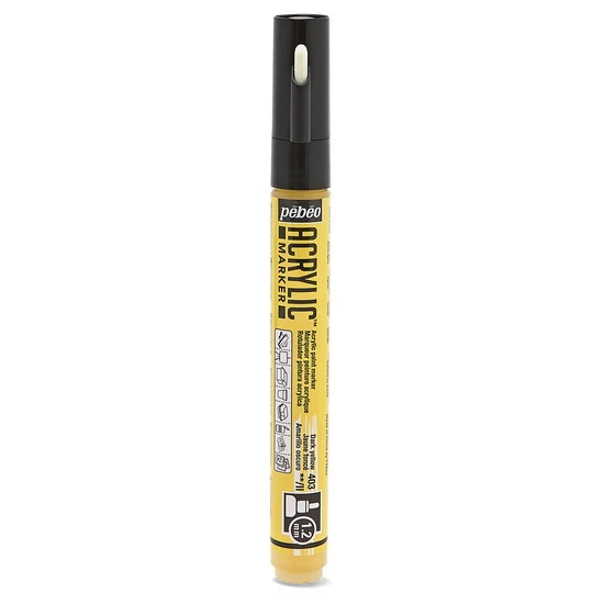Paint marker - decomarker - 1.2mm - dark yellow