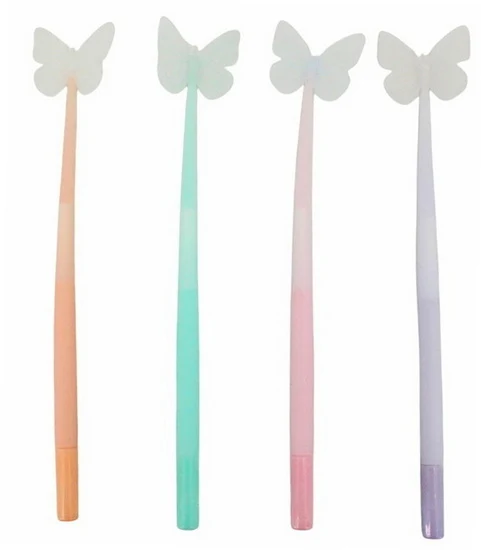 Stylo gel Papillons 4AS