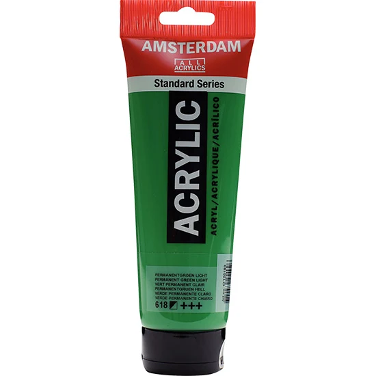 Amsterdam Acrylic Permanent Green Light - 250ML