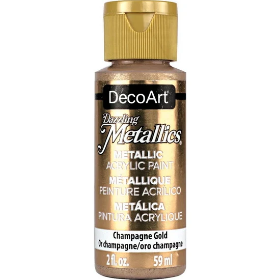 Americana Acrylic Dazzling Metallics Champagne Gold - 60ml
