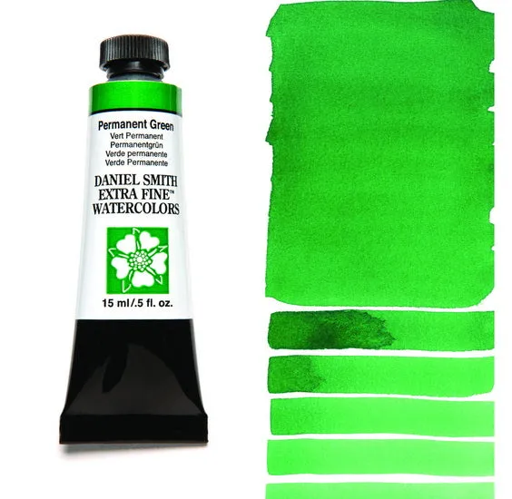 Watercolor Tube Permanent Green S1 - 15ml