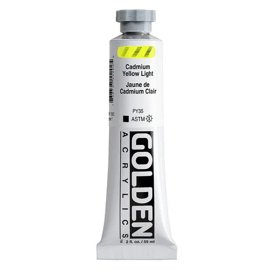 Acrylic heavy body - 2 oz cadmium yellow light s7