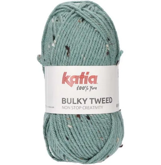 Bulky Tweed Yarn Turquoise - 100g