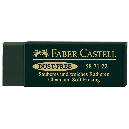 Dust-free eraser green