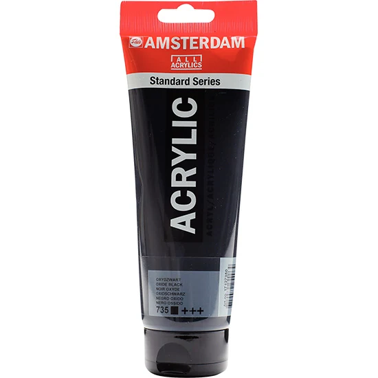 Amsterdam Acrylic Oxide Black - 250ml