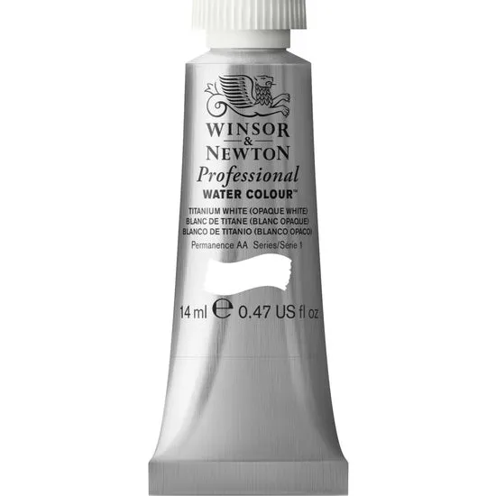 Professional watercolour - 14ml - titanium white - s1