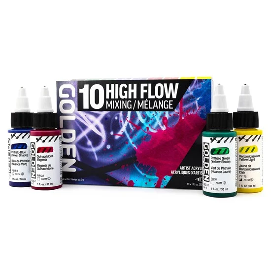 Acrylic high flow mixing set - 10x30ml
