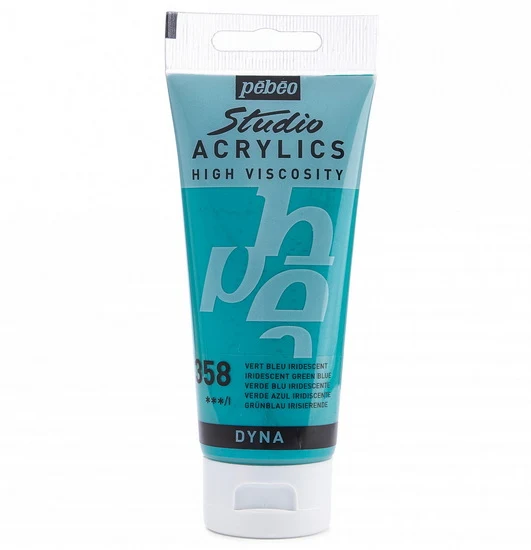 Acrylic hv - studio - 100ml - iridescent blue green